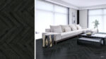 Visgraat PVC vloer aragon zwart